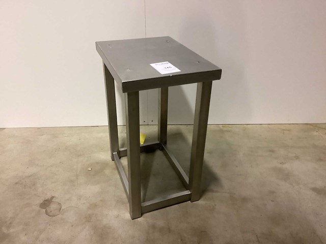 Bijzettafeltje rvs werktafel - afbeelding 1 van  4
