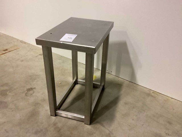 Bijzettafeltje rvs werktafel - afbeelding 2 van  4