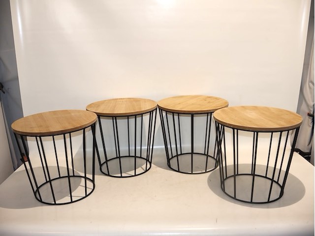 Bijzettafeltje (x4) - afbeelding 1 van  2