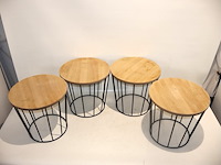 Bijzettafeltje (x4) - afbeelding 2 van  2