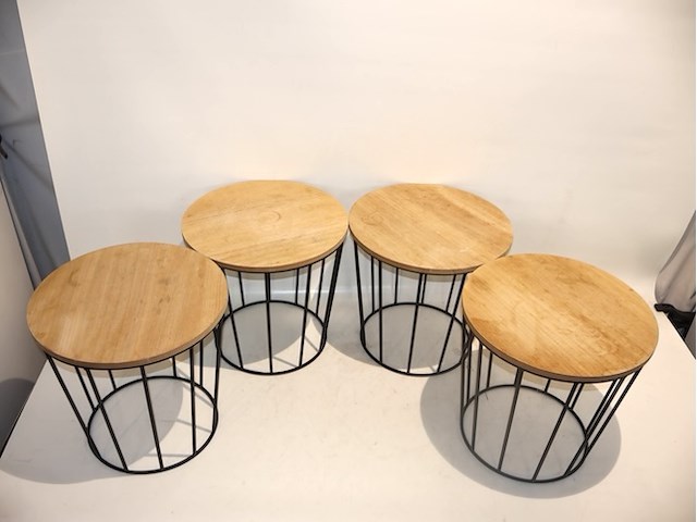 Bijzettafeltje (x4) - afbeelding 2 van  2