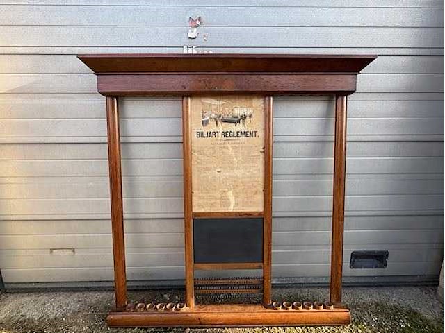 Biljart houder vintage - afbeelding 1 van  3