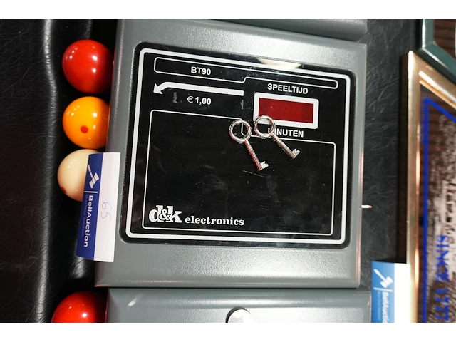 Biljartklok d&k electronics bt90 (speeltijd per minuut, met sleutel) - afbeelding 1 van  2