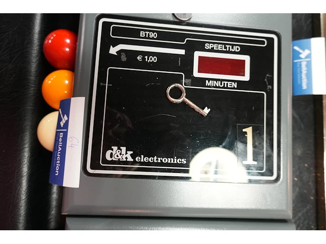 Biljartklok d&k electronics bt90 (speeltijd per minuut, met sleutel) - afbeelding 1 van  3