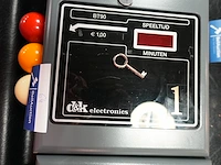 Biljartklok d&k electronics bt90 (speeltijd per minuut, met sleutel)