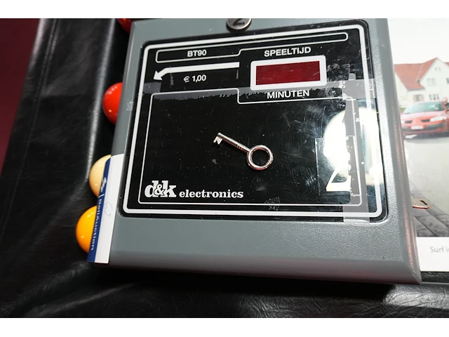 Biljartklok d&k electronics bt90 (speeltijd per minuut, met sleutel) - afbeelding 3 van  3