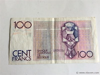 Biljet 100fr - afbeelding 2 van  2