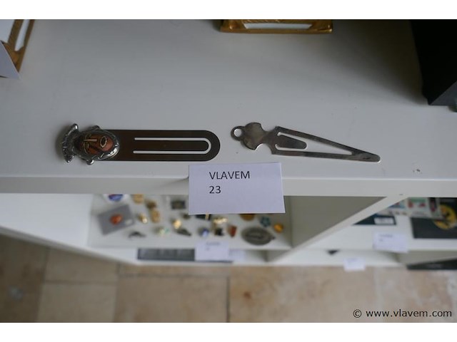 Biljethouders waarvan 1 verzilverd - afbeelding 1 van  1