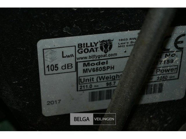 Billy goat benzine bladzuiger - afbeelding 7 van  7