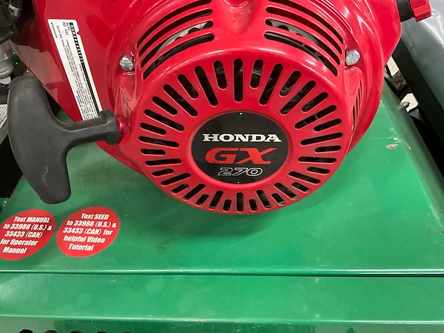 Billy goat overseeder doorzaaimachine - honda gx270 - functioneel - afbeelding 1 van  9