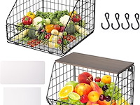 Bimiti hangende fruitmand (2 stuks) - afbeelding 1 van  4