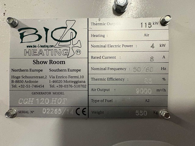 Bio 4 - central heating system - - afbeelding 8 van  9