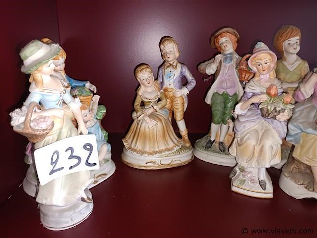 Biscuit beelden. 7 stuks - afbeelding 2 van  3