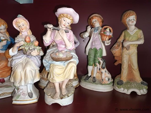 Biscuit beelden. 7 stuks - afbeelding 3 van  3