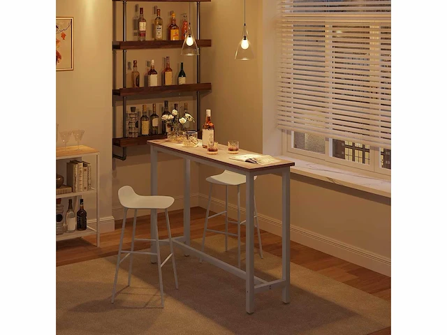 Bistro eettafel bartafel - metalen constructie en mdf blad - afbeelding 1 van  5