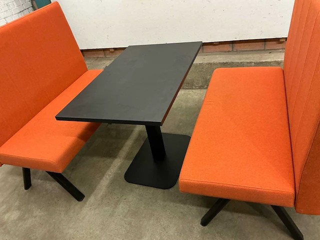 Bistro tafel met 2 zitbanken - afbeelding 6 van  10