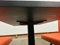 Bistro tafel met 2 zitbanken - afbeelding 2 van  10