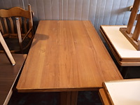 Bistrotafel hout met stoelen (x9) - afbeelding 2 van  14
