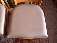 Bistrotafel hout met stoelen (x9) - afbeelding 10 van  14