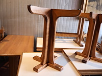 Bistrotafel hout met stoelen (x9) - afbeelding 14 van  14