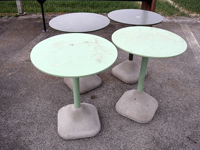 Bistrotafel (x4) - afbeelding 1 van  8