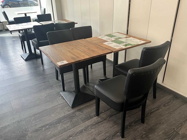 Bistrotafels en stoelen - afbeelding 1 van  15