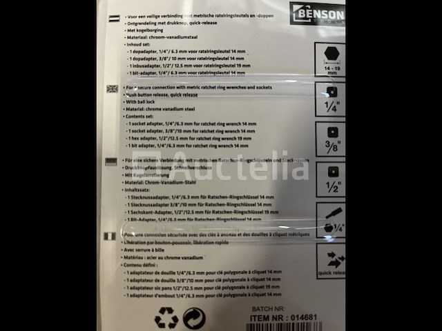 Bit dopadapter set - afbeelding 2 van  2