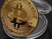 Bitcoin - 24k vergulde bitcoin munt - afbeelding 1 van  3