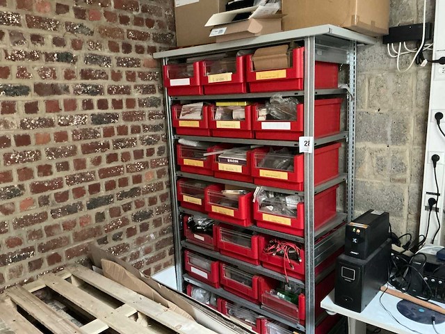 Bito magazijnrek met inhoud - afbeelding 1 van  9