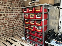 Bito magazijnrek met inhoud