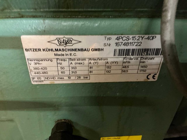 Bitzer 4pcs koelcompressor - afbeelding 3 van  5