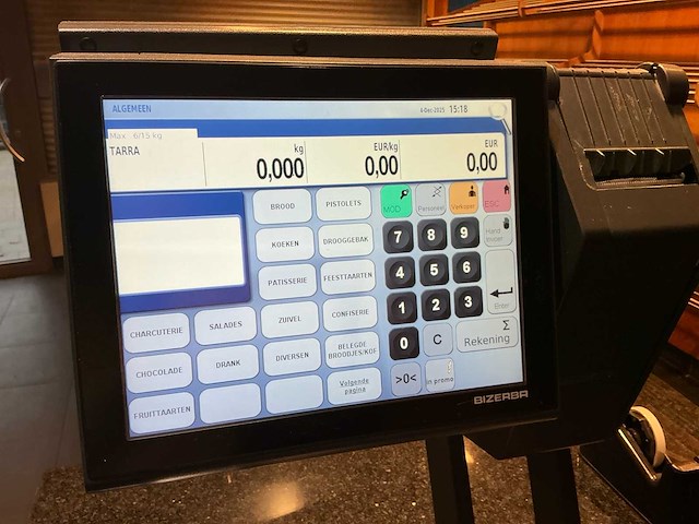 Bizerba kh ii 800 kassa met weegschaal - afbeelding 2 van  11