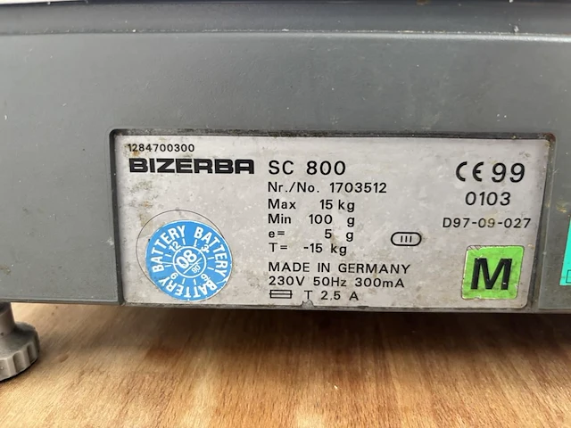 Bizerba sc 800, digitale weegschaal - afbeelding 4 van  4