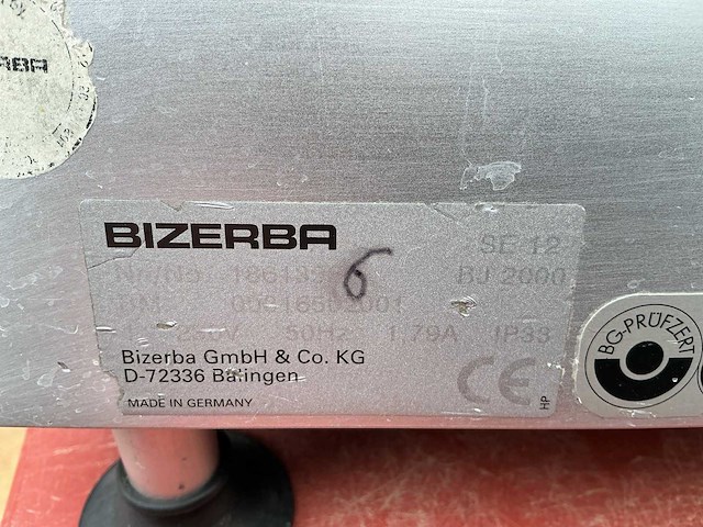 Bizerba se12 schuinliggende plakken snijder - afbeelding 4 van  5