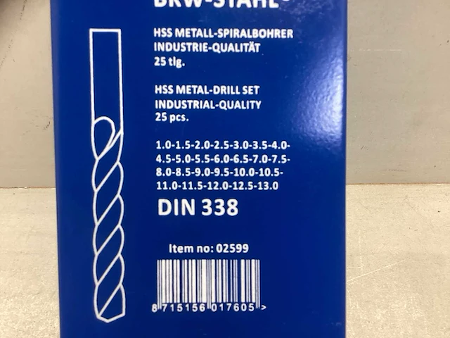 Bkw hss metaalborenset hss - 25-delig - afbeelding 9 van  9