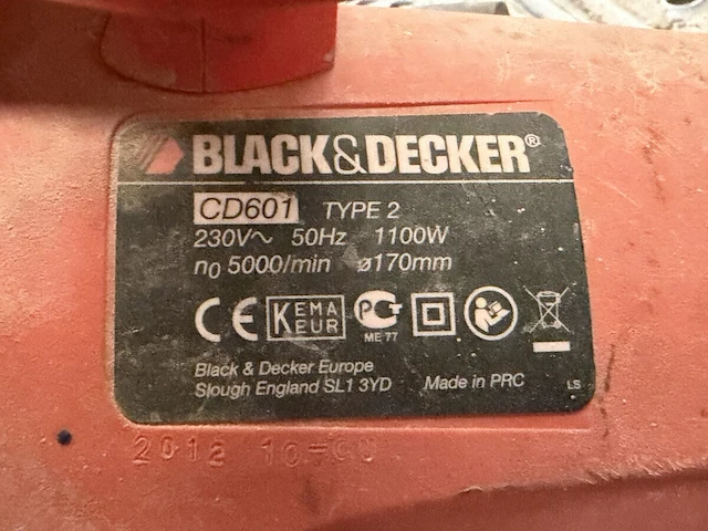 Black and decker cirkelzaag - afbeelding 3 van  3