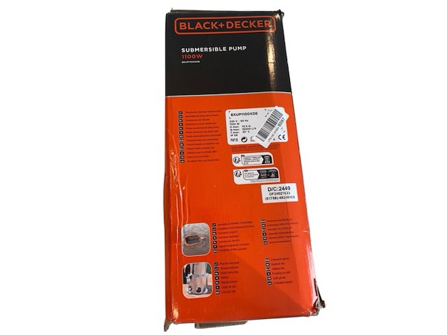 Black decker bxup1100xde vuilwaterdompelpomp - afbeelding 3 van  7