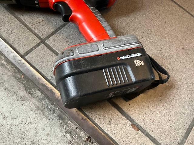 Black & decker pf186b accu boormachine - afbeelding 4 van  6