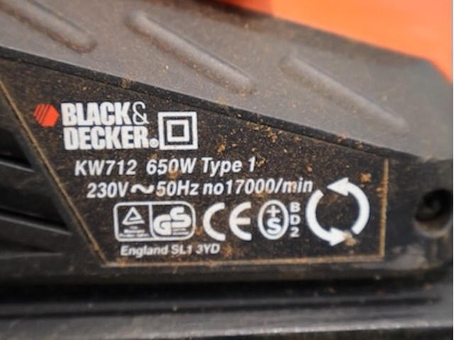 Black & decker schaafmachine - afbeelding 3 van  4