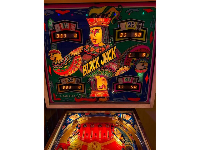 Black jack - flipperkast - afbeelding 4 van  5