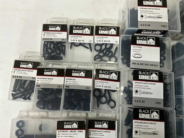Black line mix kavel diverse bevestigingsmaterialen - afbeelding 2 van  9