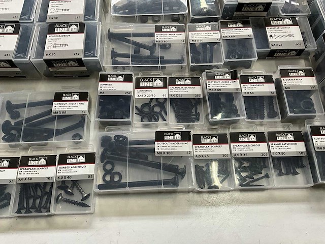 Black line mix kavel diverse bevestigingsmaterialen - afbeelding 6 van  9