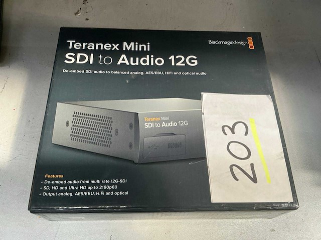 Black magic design teranex mini sdi video- en audioconverter - afbeelding 1 van  4