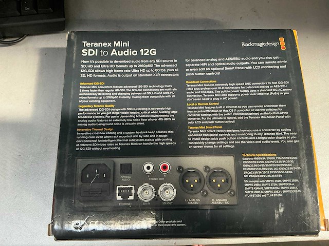 Black magic design teranex mini sdi video- en audioconverter - afbeelding 4 van  4