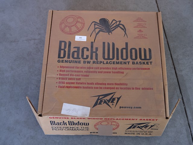Black widow woofer - afbeelding 1 van  4