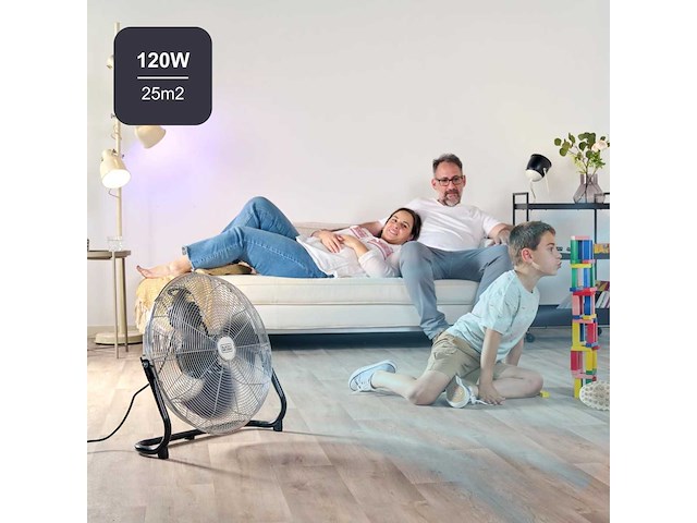Black+decker - vloerventilator 120w | 3 versnellingen - afbeelding 3 van  5