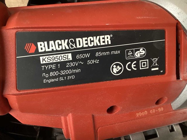 Black&decker decoupeerzaagmachine - afbeelding 5 van  6