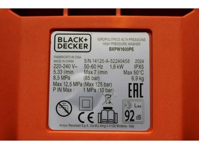 Black+decker hogedrukreiniger - afbeelding 8 van  8