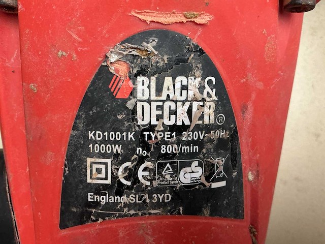 Black&decker kd1001k + ka 160 k boormachine + mouse schuurmachine - afbeelding 3 van  5
