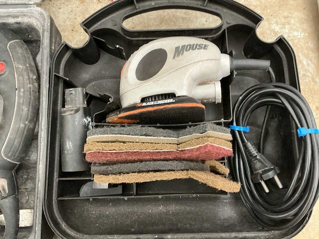 Black&decker kd1001k +ka160k klopboormachine + schuurmachine - afbeelding 2 van  2